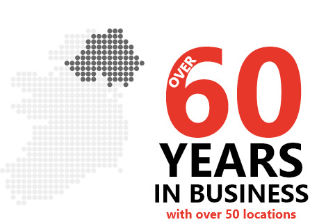 60 years in business with over 50 locations
