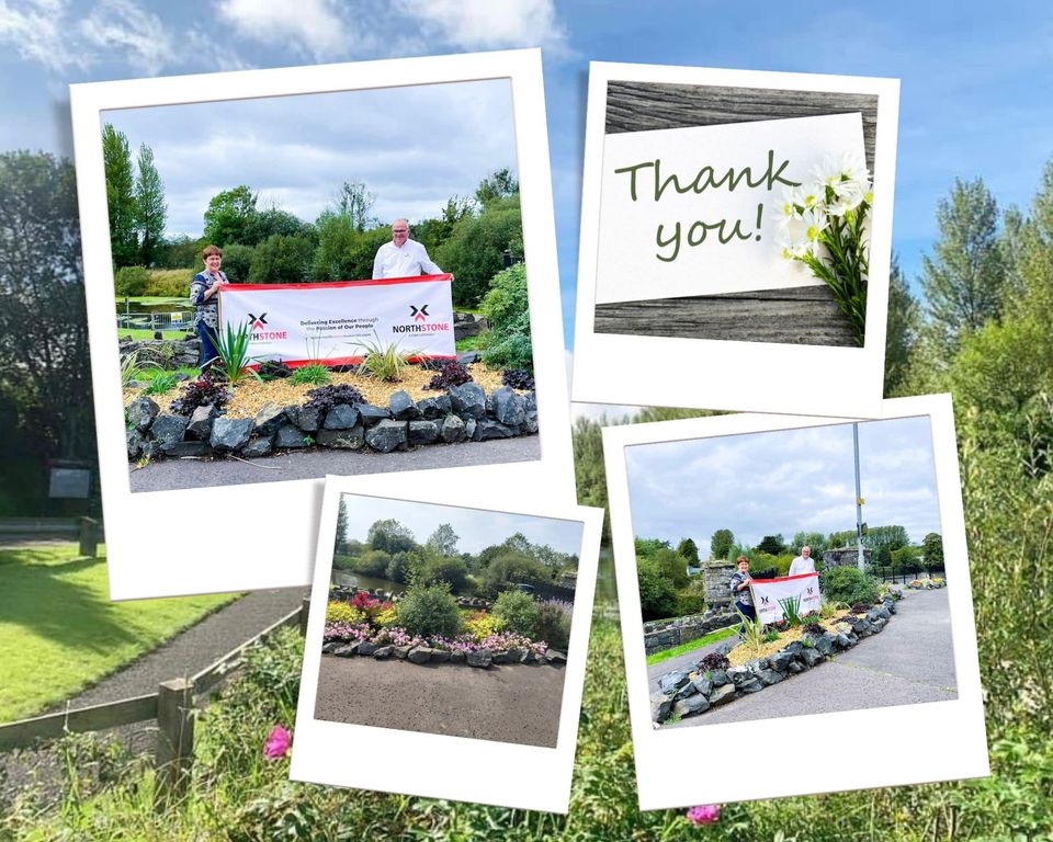 Northstone Donate Rocks to Canal Walk and Lock Keepers Cottage, Toome development
