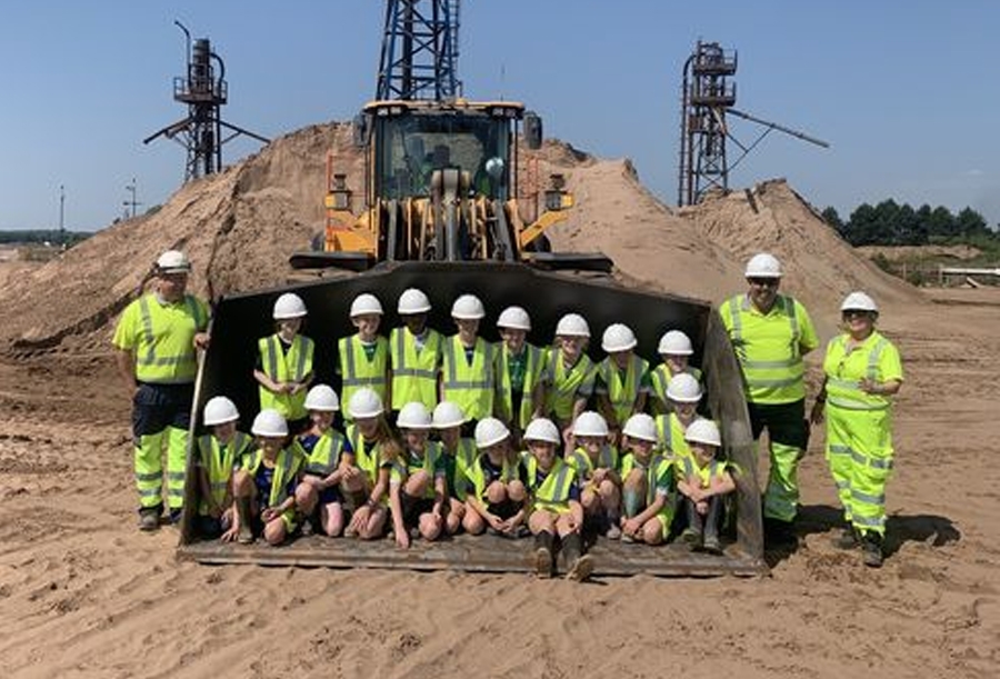 St. Oliver Plunkett Primary Schools annual visit to our sand site