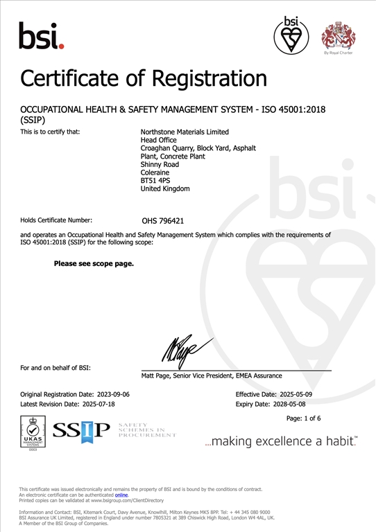 12SC01 ISO 45001 Certificate OHS 796421 Issue 18.07.2025