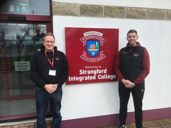 Stephen McDougall, our HSE Advisor, who recently attended Strangford Integrated College