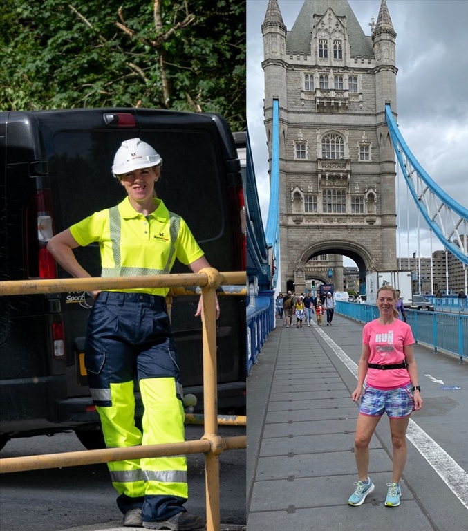Eleanor Forrest Reid prepares for the London Marathon for Cancer Focus
